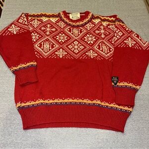 Vintage Dale of Norway red sweater